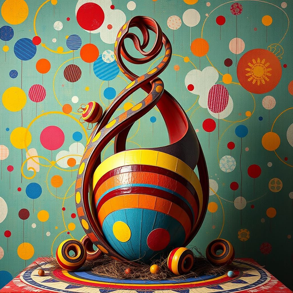 Abstract Easter Egg