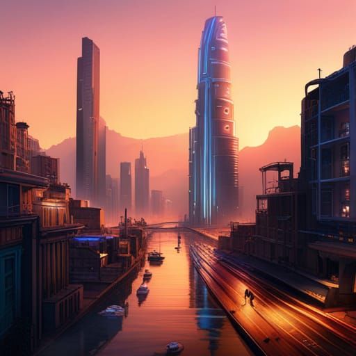 Cyberpunk Beirut: A Neon-Lit Future