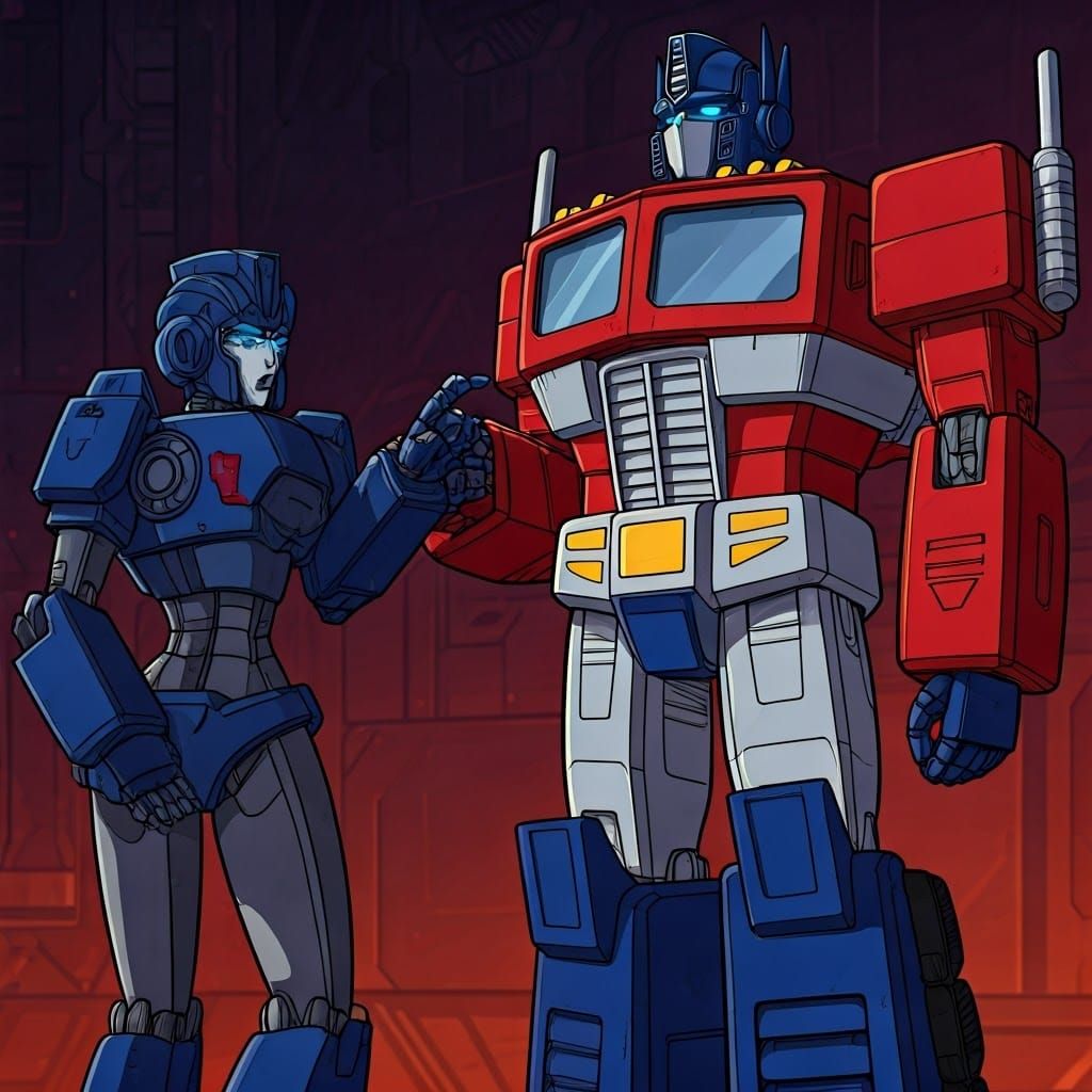 Autobot Leader Grounded by His Mother in a Vibrant, Nostalgi...