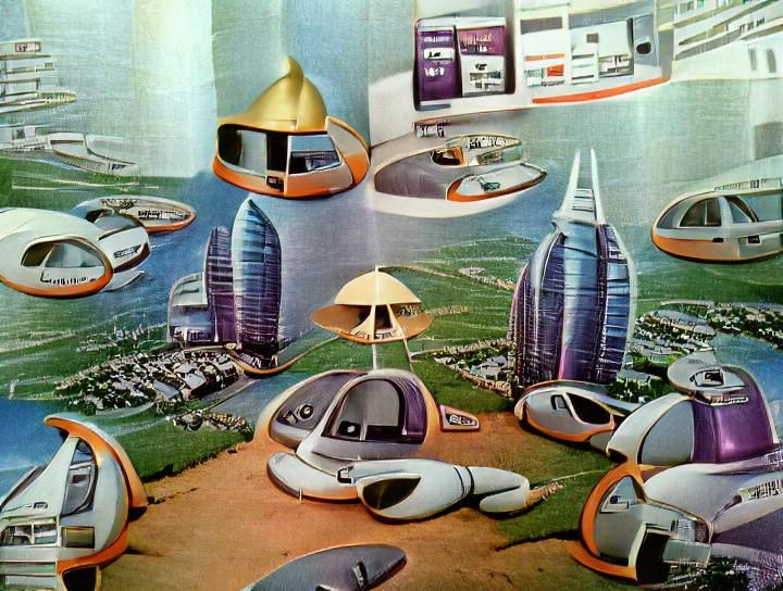 Retrofuturist Space Colonization