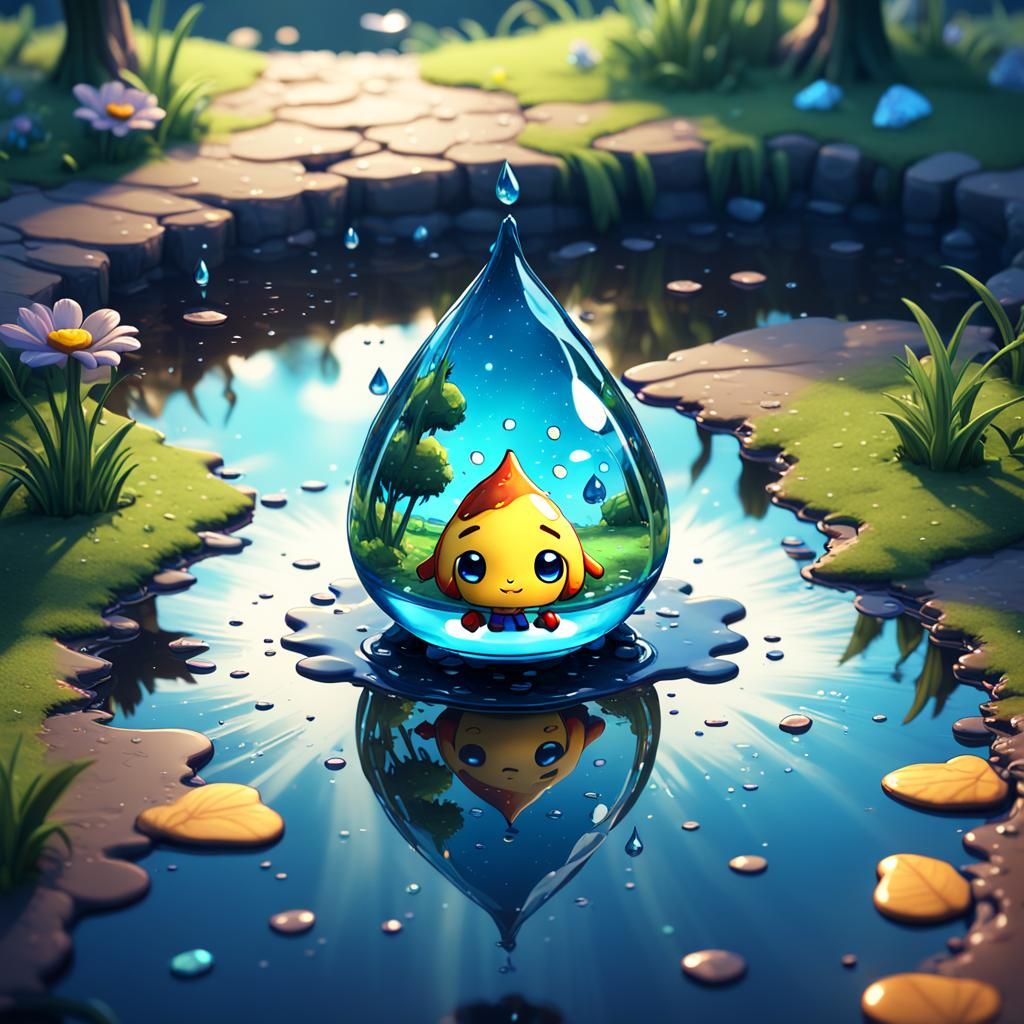 Chibi Teardrop by Madam Lu