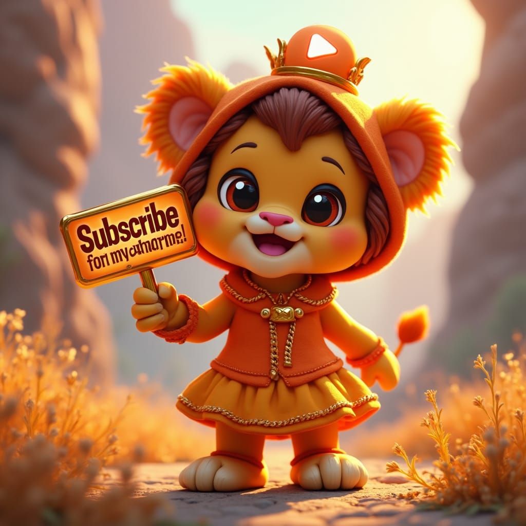 Lioness Promotes Her YouTube Channel