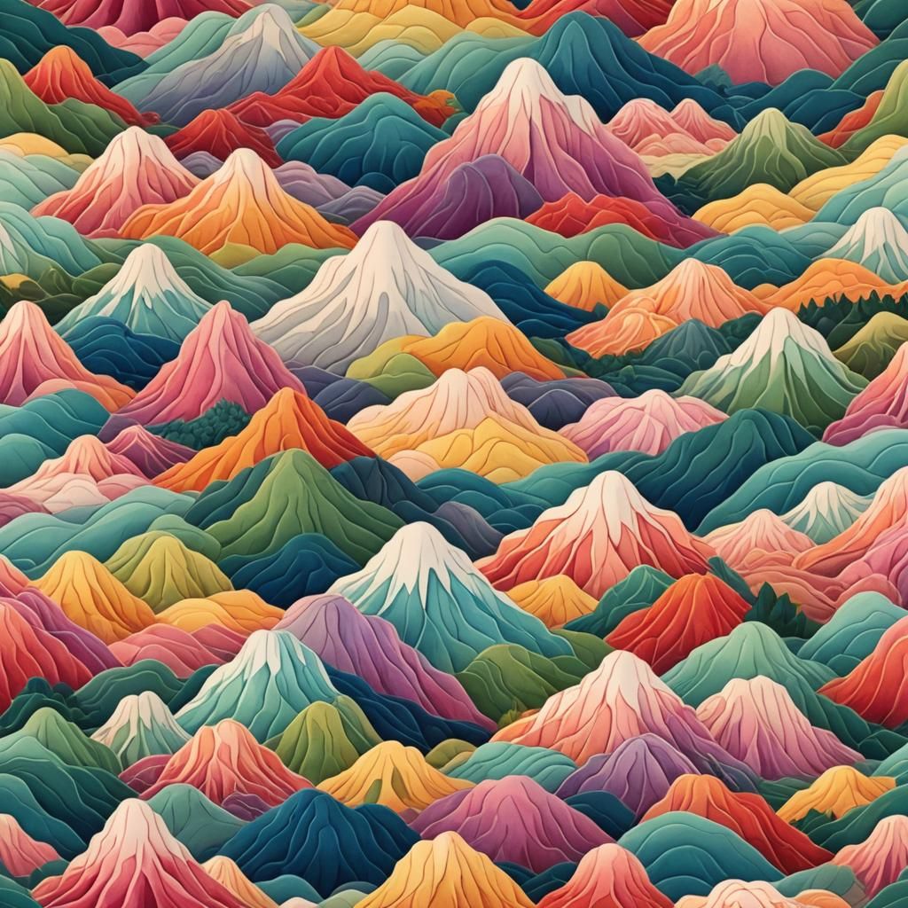 Squishmallow Mountain Shimmers in Sunlight