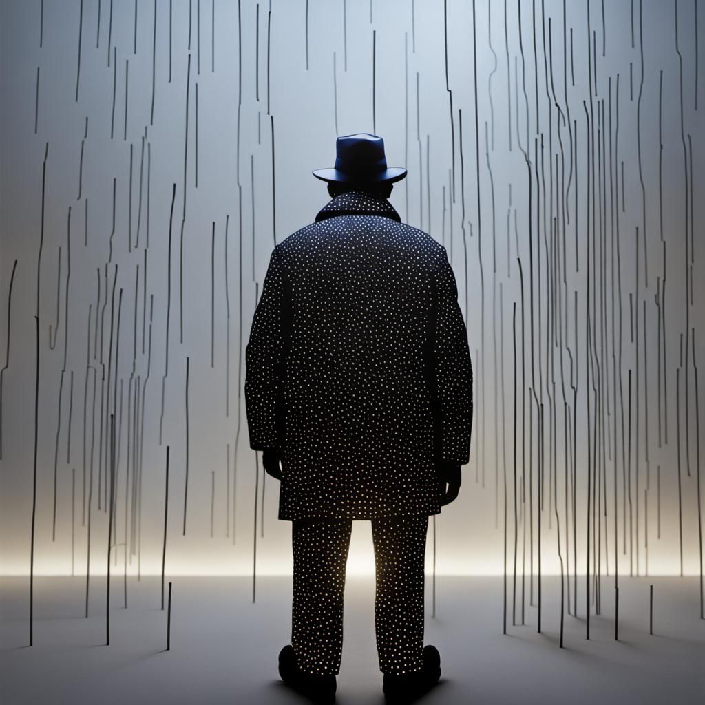 Surreal Artwork Inspired by Puppetry and Shadow Portraiture