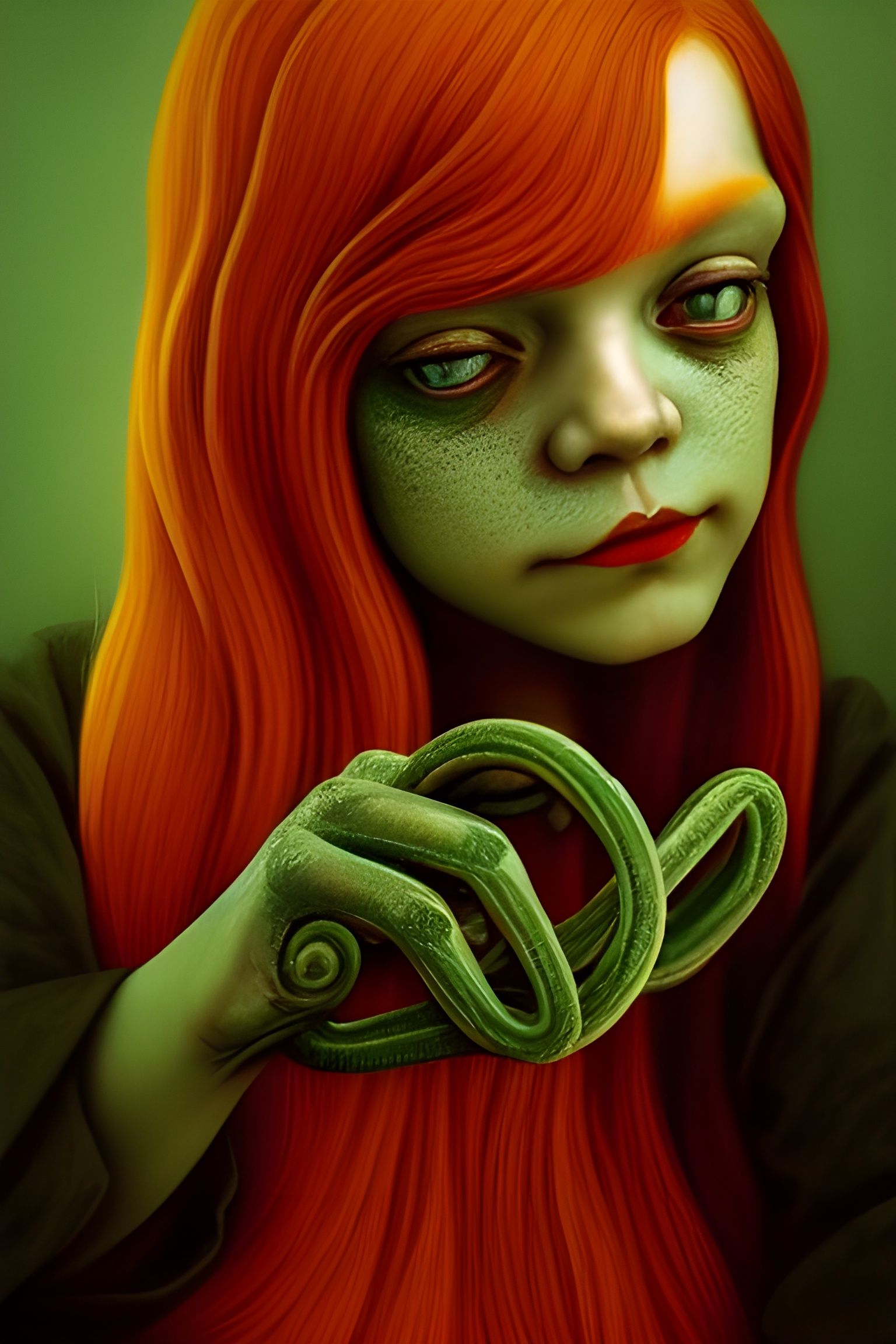 Hyperrealistic Alchemist with Detailed Features