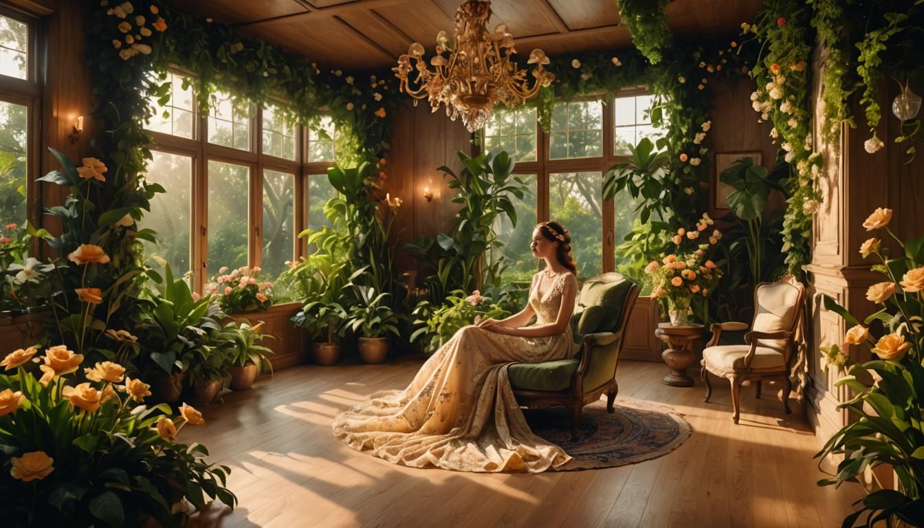 Surrealist Vision of Tranquility and Sustainable Luxury