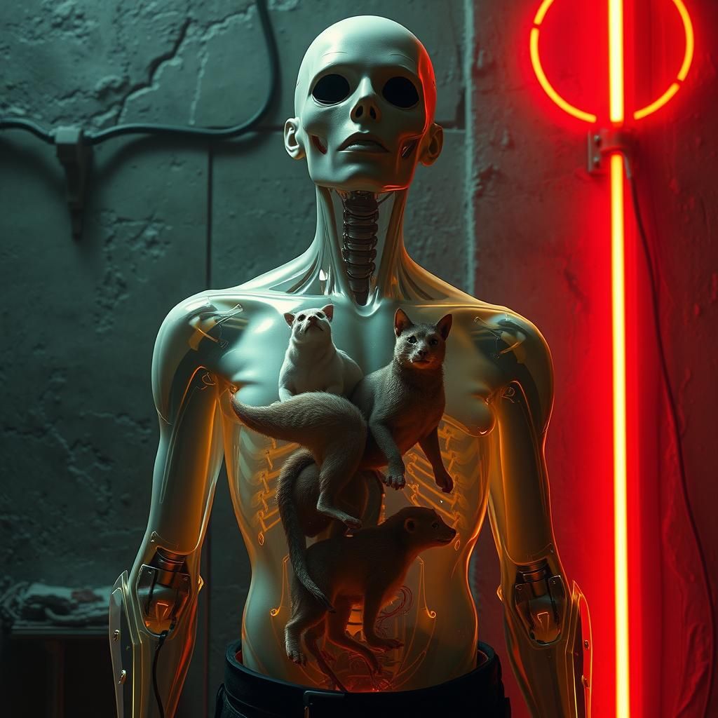 Dystopian Protest: Animal Spirits in Cyberpunk Body