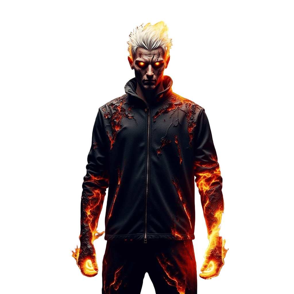 Fiery Gang Leader with Supernatural Powers