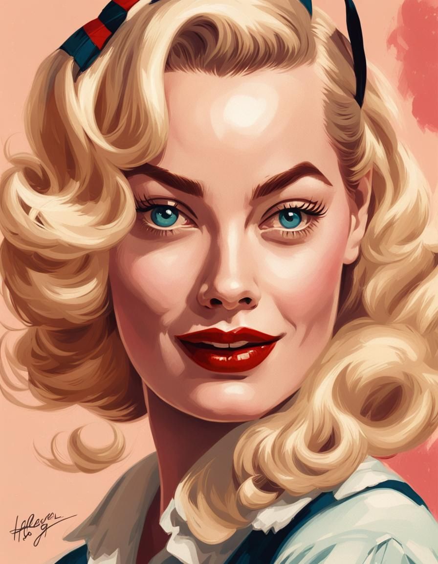 Margot Robbie / 40s aesthetic