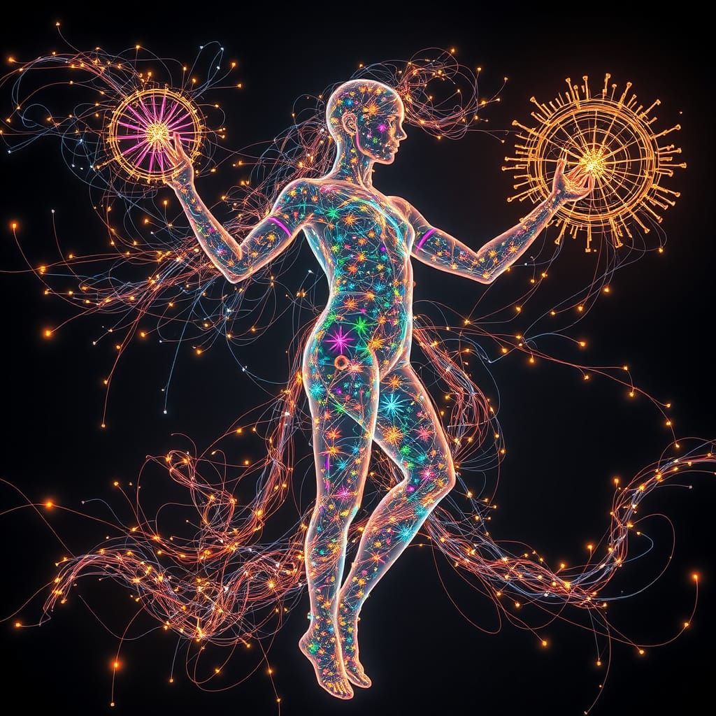 Sacred Nikola Tesla Unveils Dreamlike Plasma Body