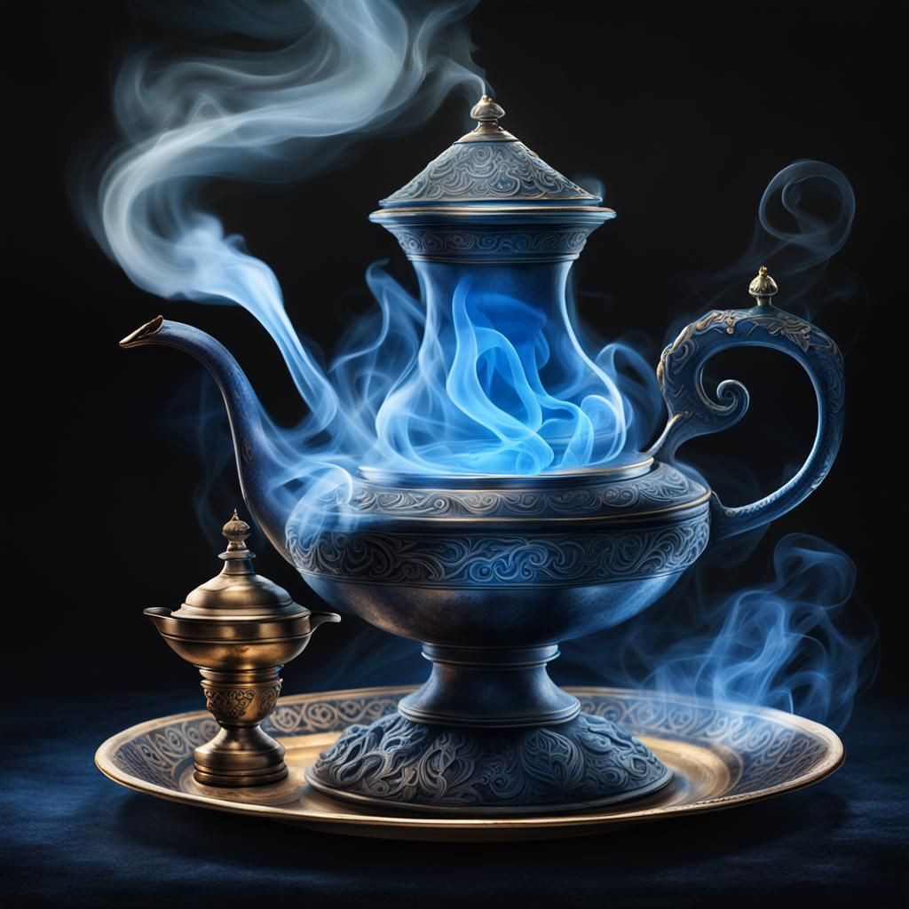 Aladdin lamp. The genie doesn't want to show up 🫣🙂