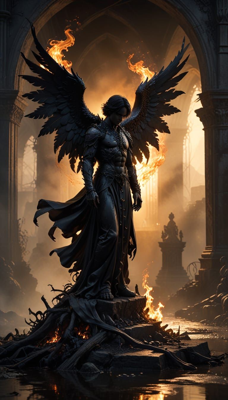 Winged Death's Messenger: A Gothic Allegory of Transcendence