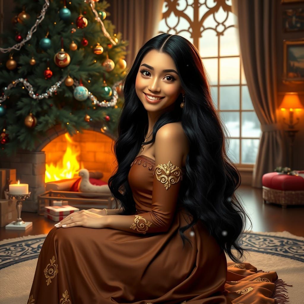 Pocahontas in Winter Wonderland