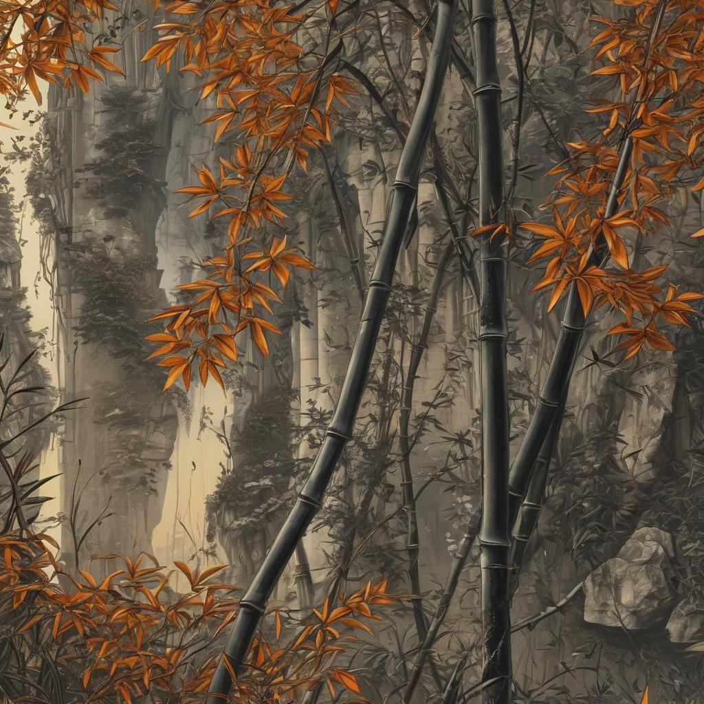 Autumn Windows: A Detailed Digital Matte Painting