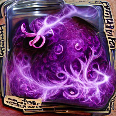 Eldritch Blast of Swirling Purple Magic