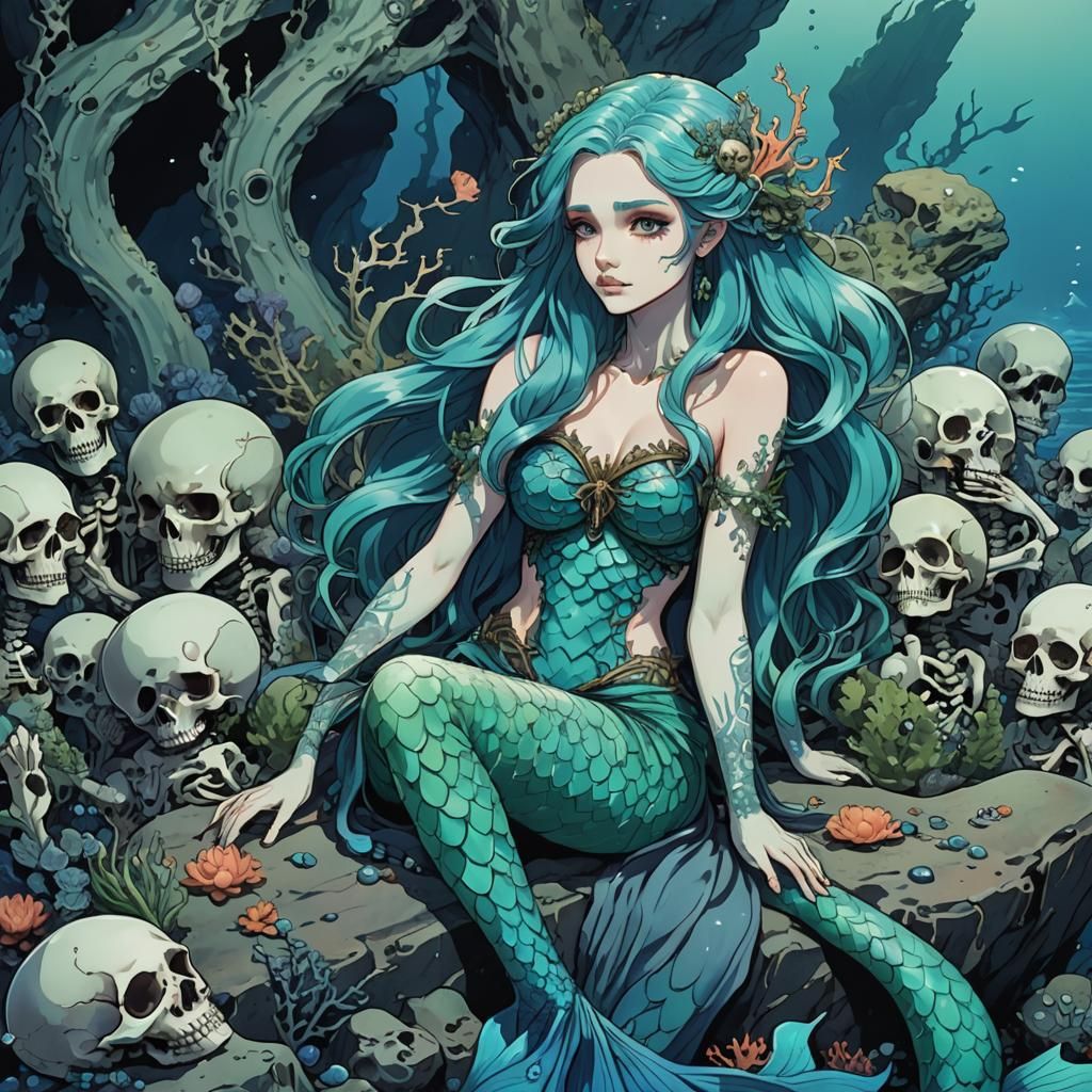 Cel-Shaded Mermaid of Eternal Darkness