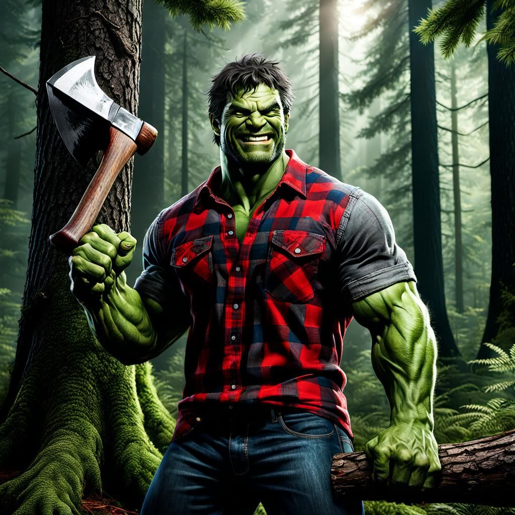 Lumberjack Hulk, Axe throwing champion