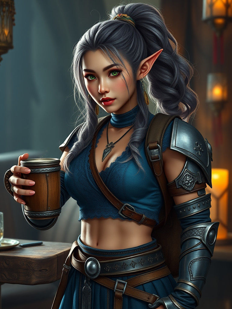 Elf at the tavern