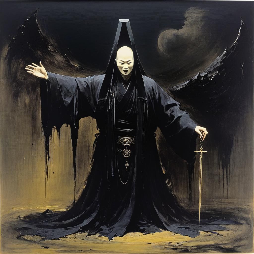 Insane Acolyte: Abstract Painting in Zao Wou-Ki Style