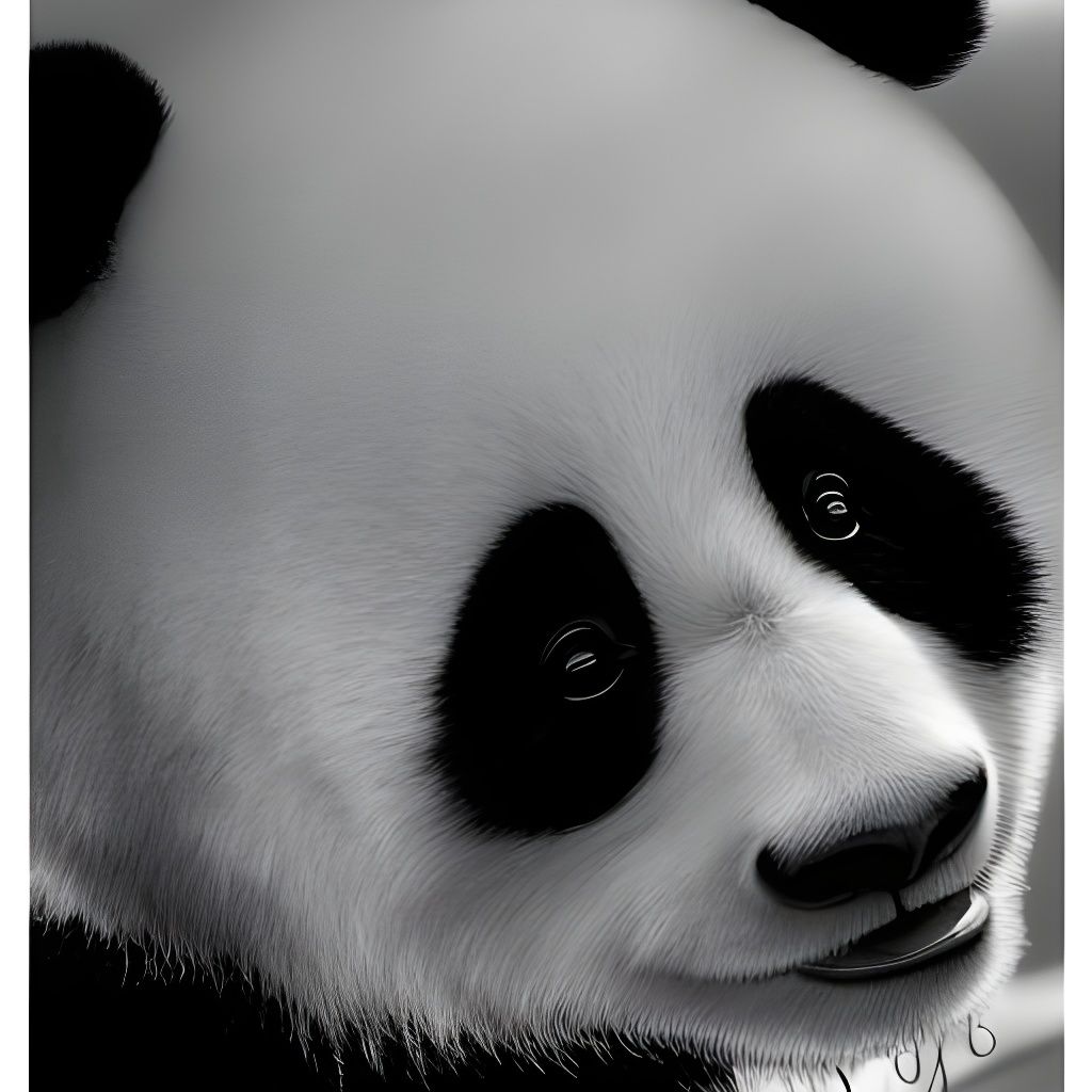 Adorable Baby Panda in Studio Ghibli Anime Style