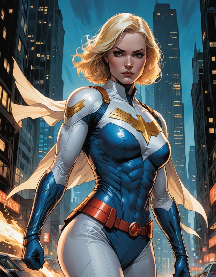 Emma Myers as DC's Power Girl in a Heroic Kryptonian Superhe...