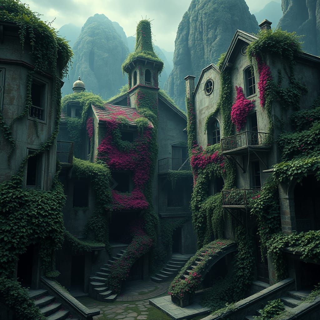 Ruins Reclaimed: An Overgrown, Mystical Landscape