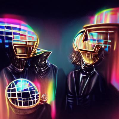 Daft Punk: A Digital Art Tribute