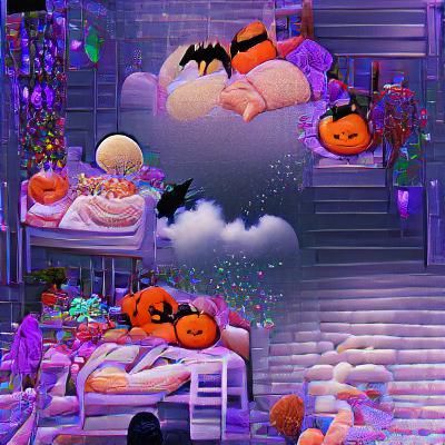 Halloween Dream: AI Generated Image
