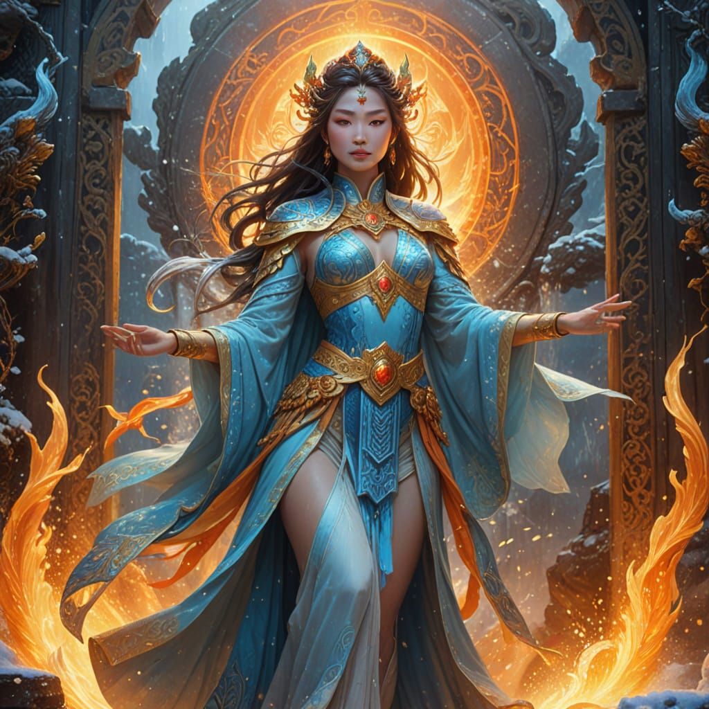Chinese Goddess of Ice and Fire Emerges