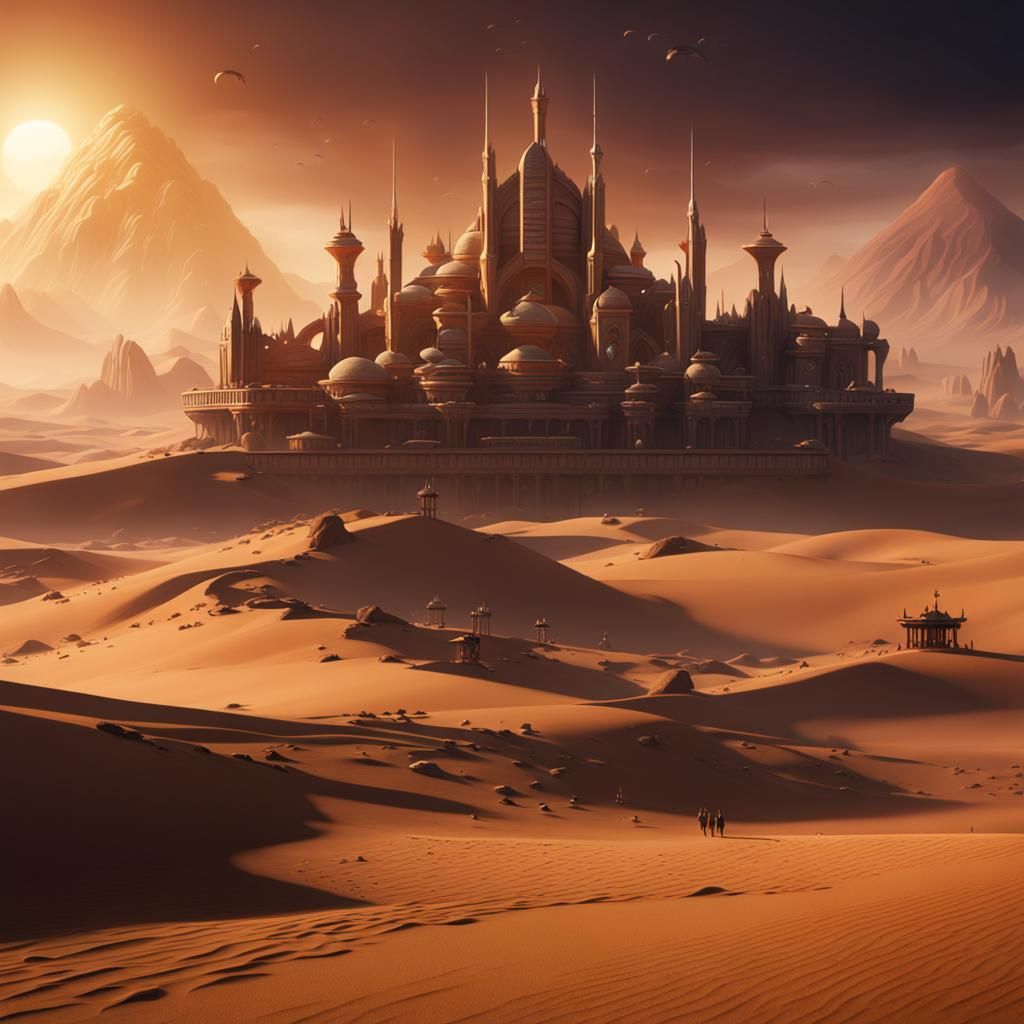 Dune Sardaukar Warriors: Detailed Fantasy Art