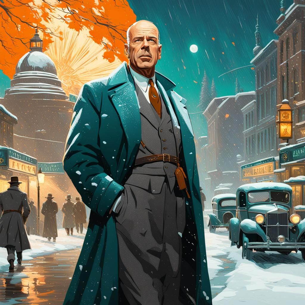 Bruce Willis in Wonderful Life: Concept Art