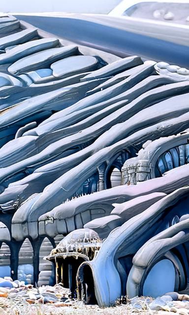 Magical Ice Kingdom: Detailed Matte Painting