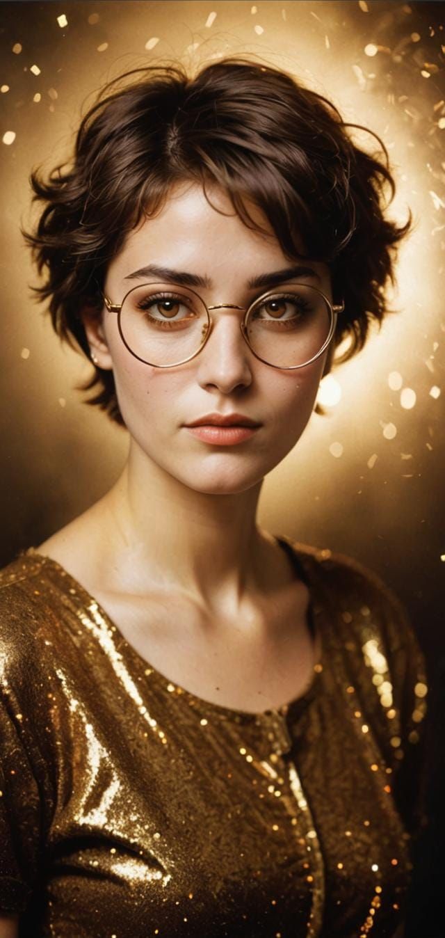 Young Spanish Woman with Fire Wings