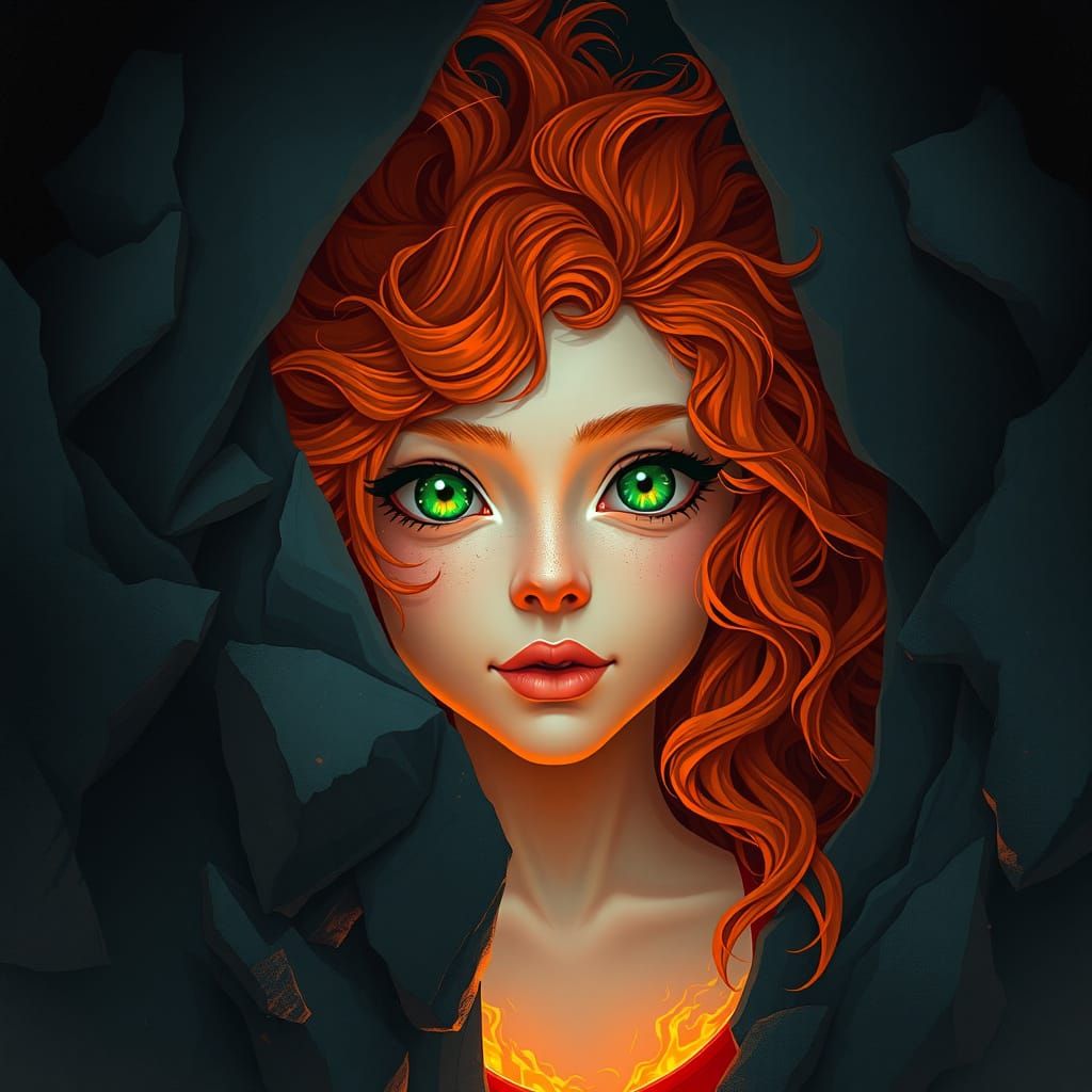 Mystical Neon Oracle Emerge from Shadows