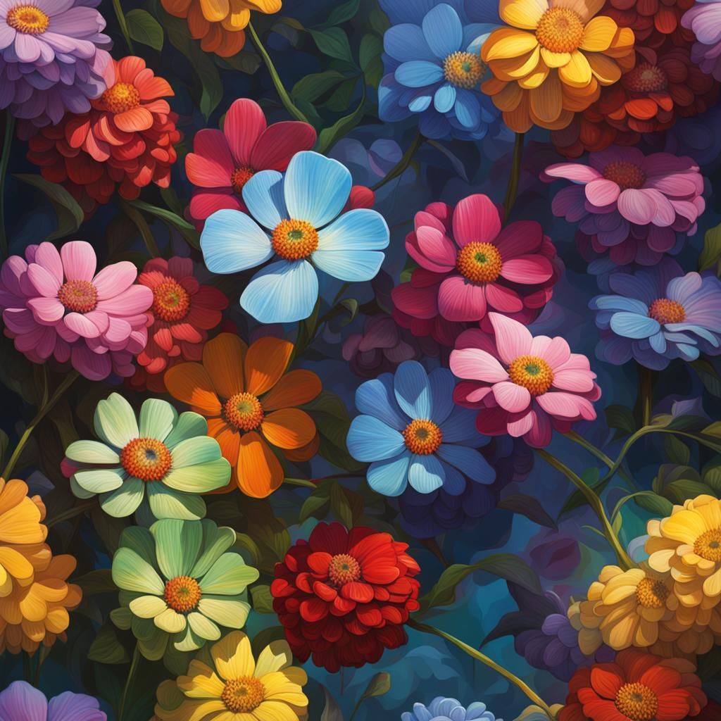 Hyperrealistic Five-Leaf Clover Splash Art