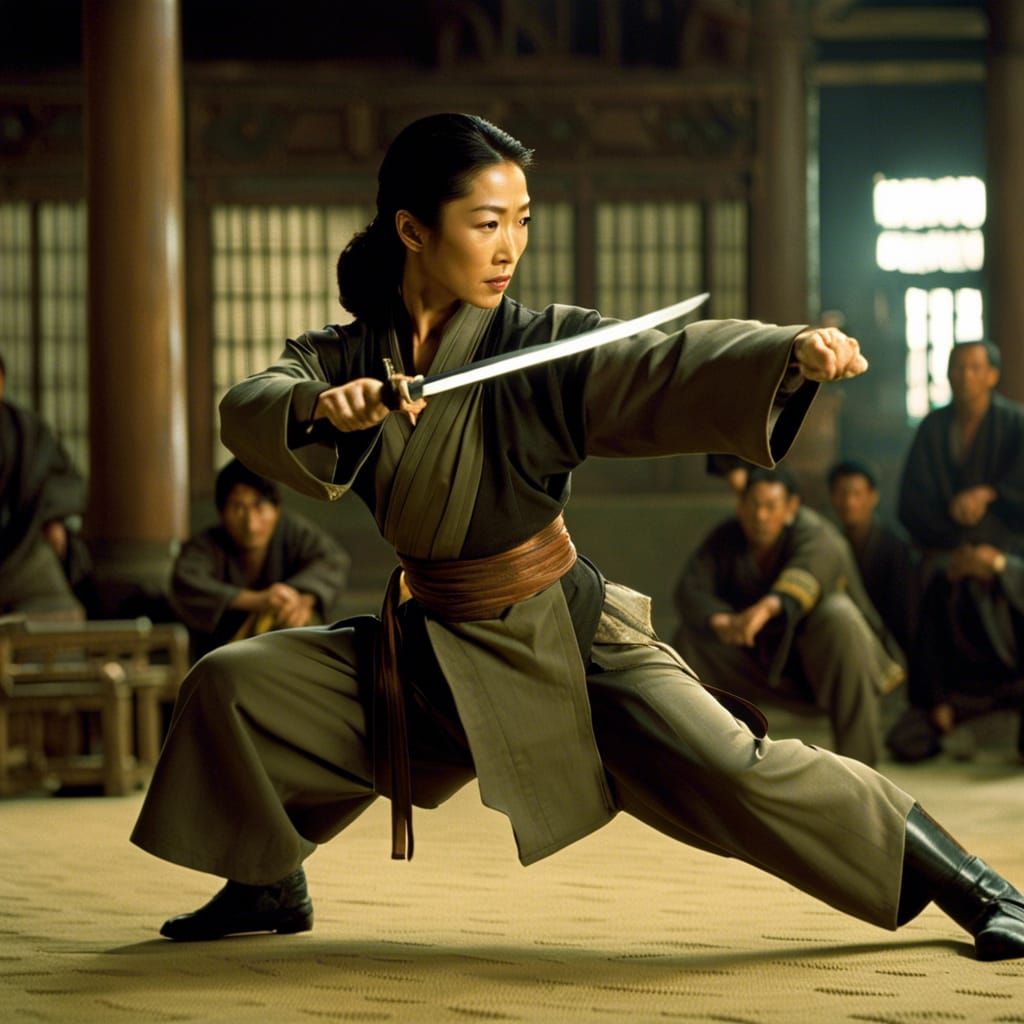 Michelle Yeoh in Powerful Martial Arts Scene