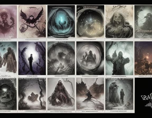 Vintage Radio Horror: Dark Fantasy Art