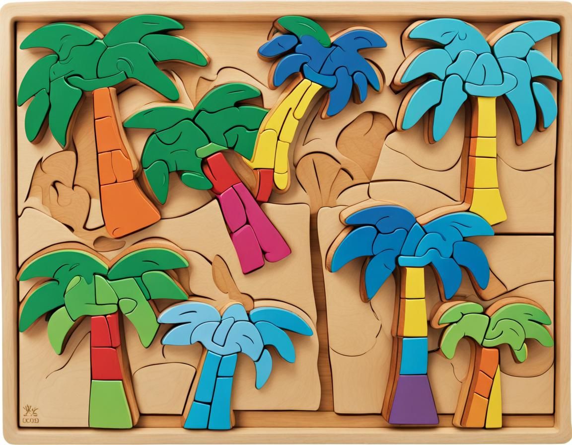 Children's Palm Tree Puzzle