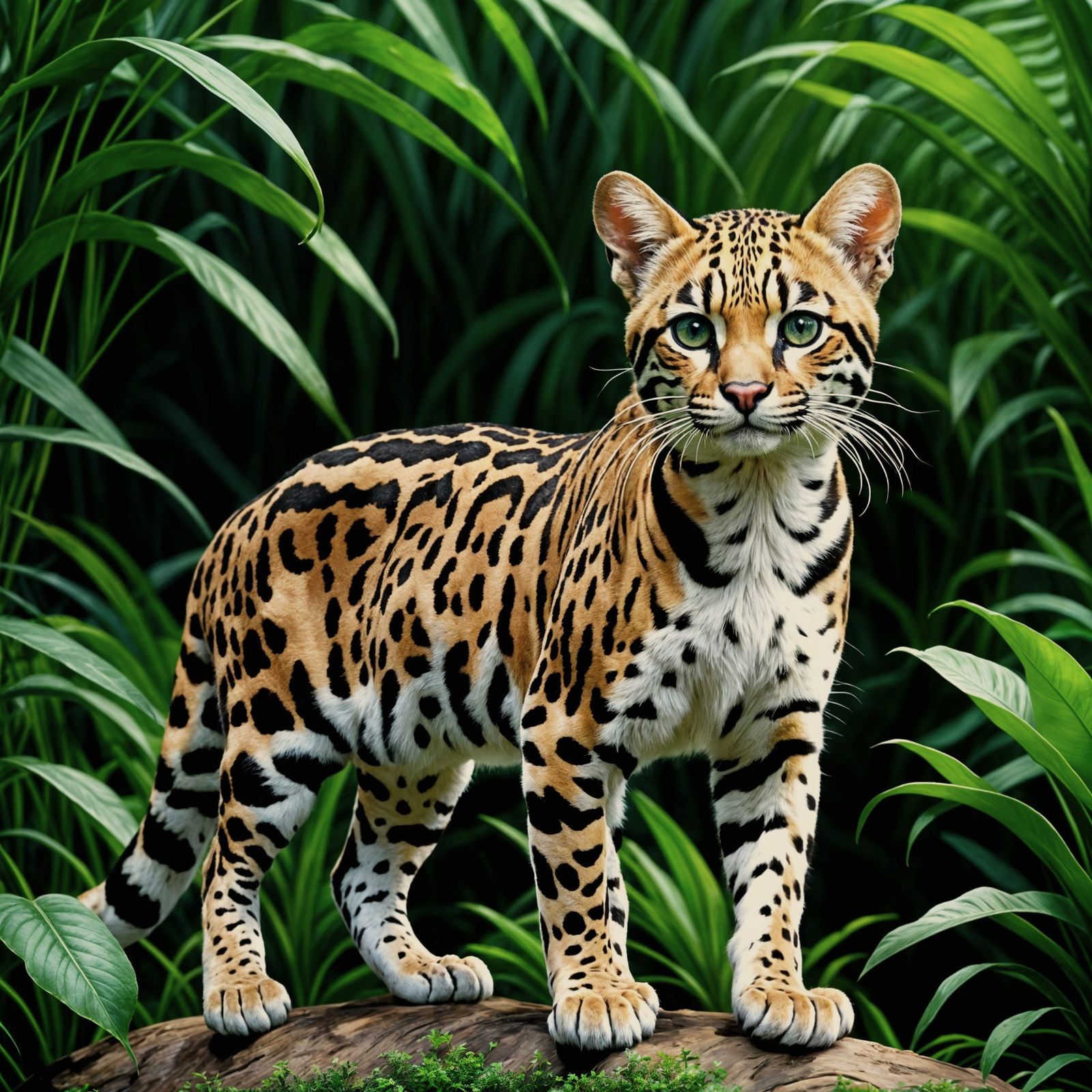 Gorgeous Ocelot in its Natural Habitat