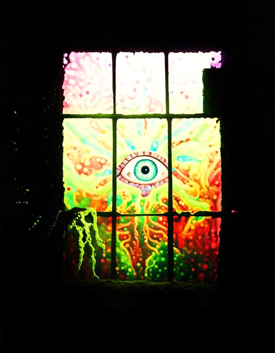Monster Eye in Cellar: Psychosomatic Art