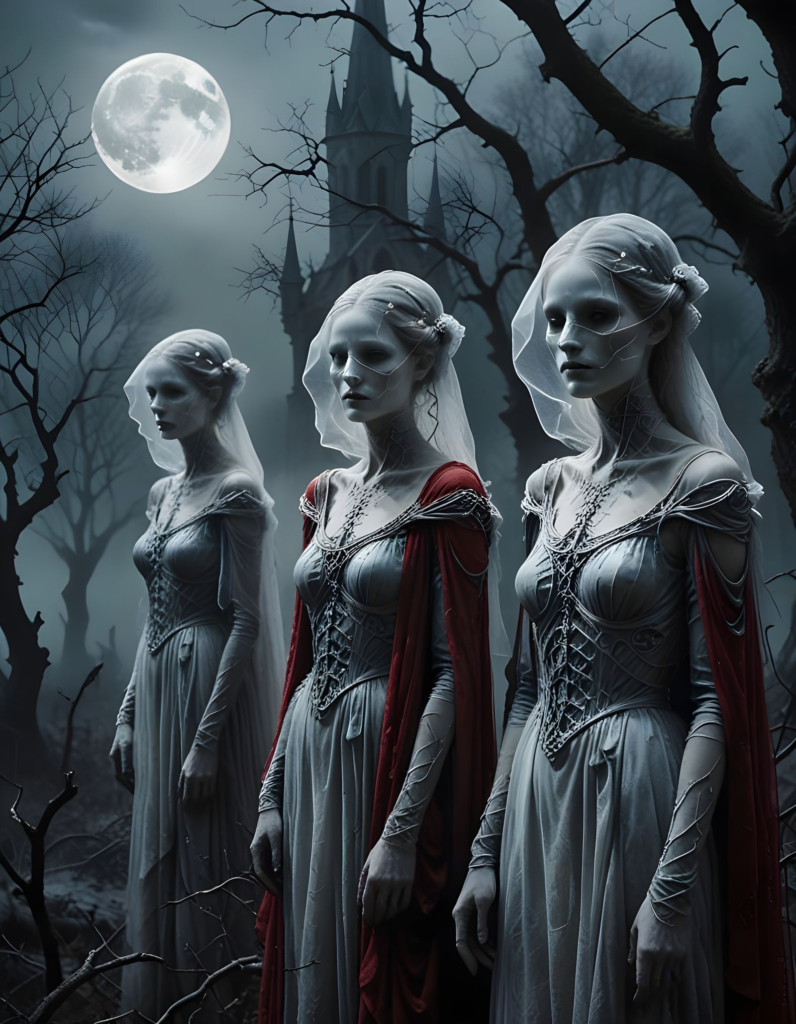 Ghostly Women of the Moon
