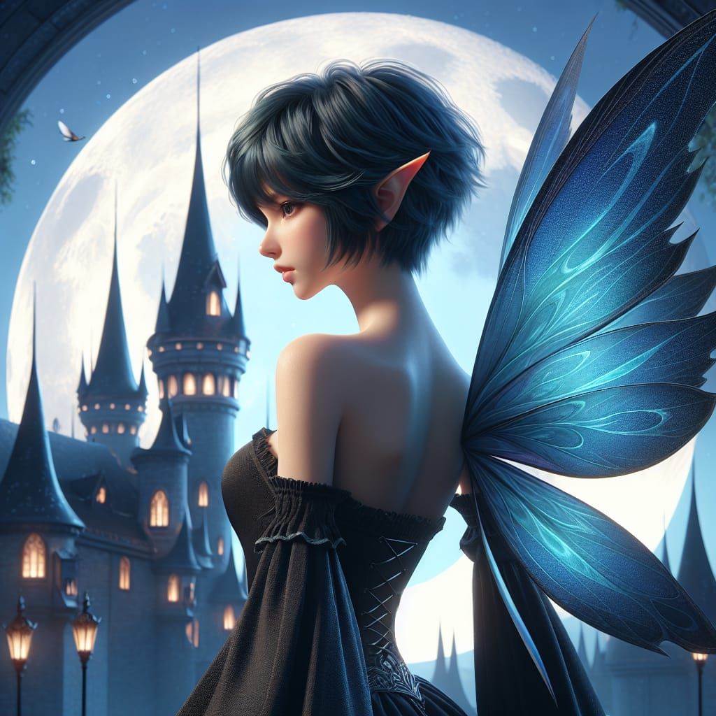 Fairy with the Blue Hair