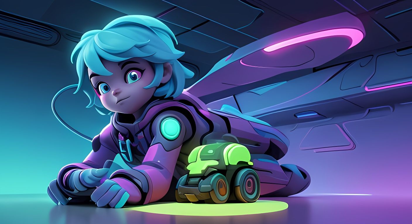 Futuristic Toy Concept Art in 3D