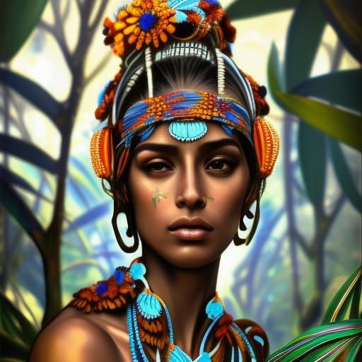 Brazilian Princess: Tribal Beauty in HD