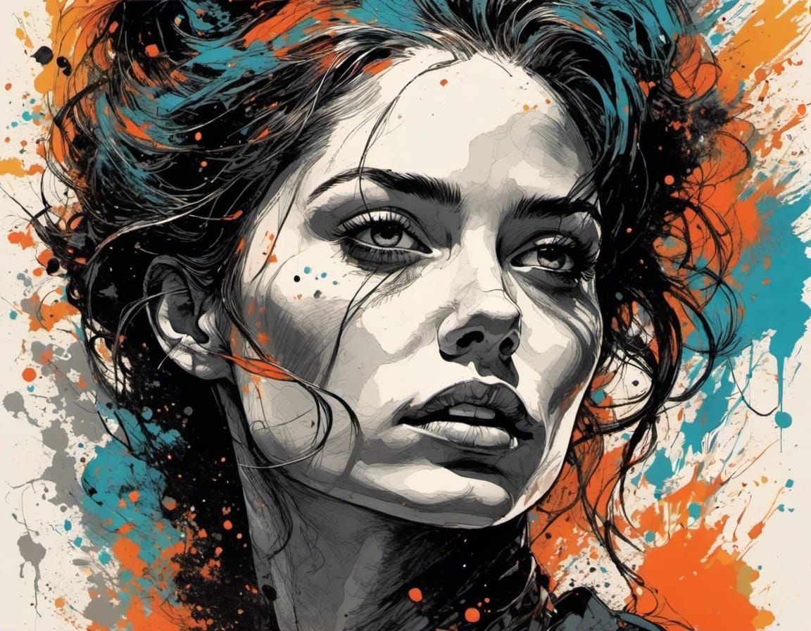 <lora:Liminal Lacquer:1.0>16k, shoulders up profile portrait...