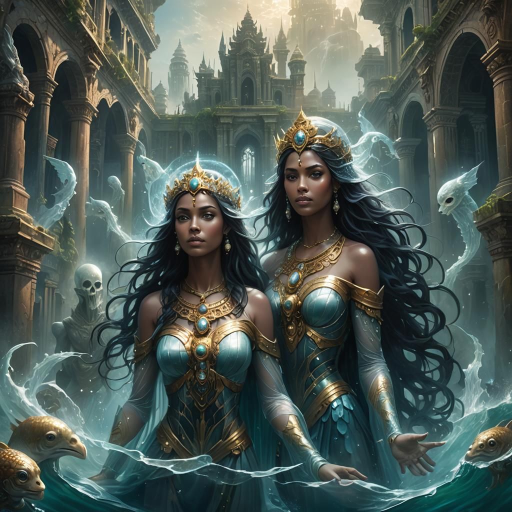 At the waters finally recede from the long lost city of Atlantis a long lost civilization rises from the dead