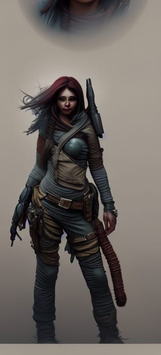 Beautifully Lit Female Rogue Concept Art