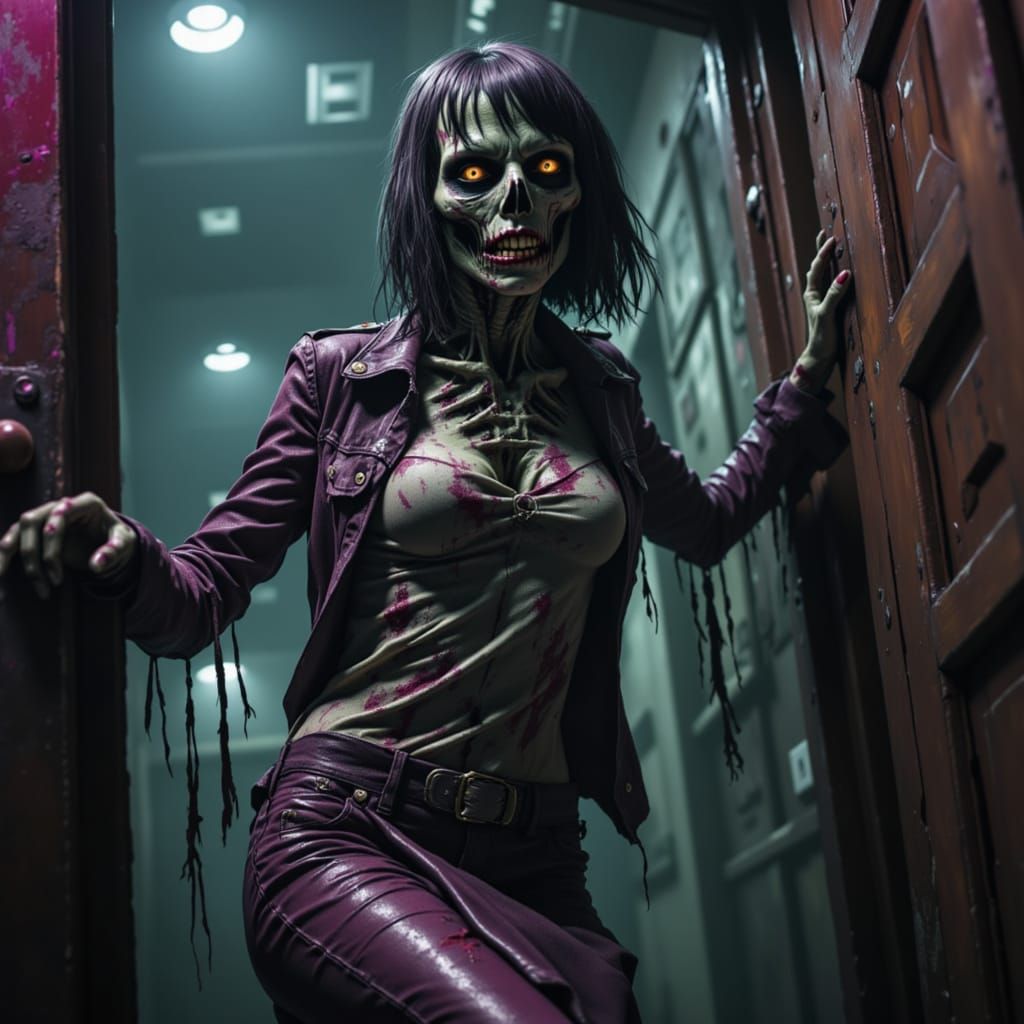 Fashion Zombie Grand Entrance in a Glamorous Setting