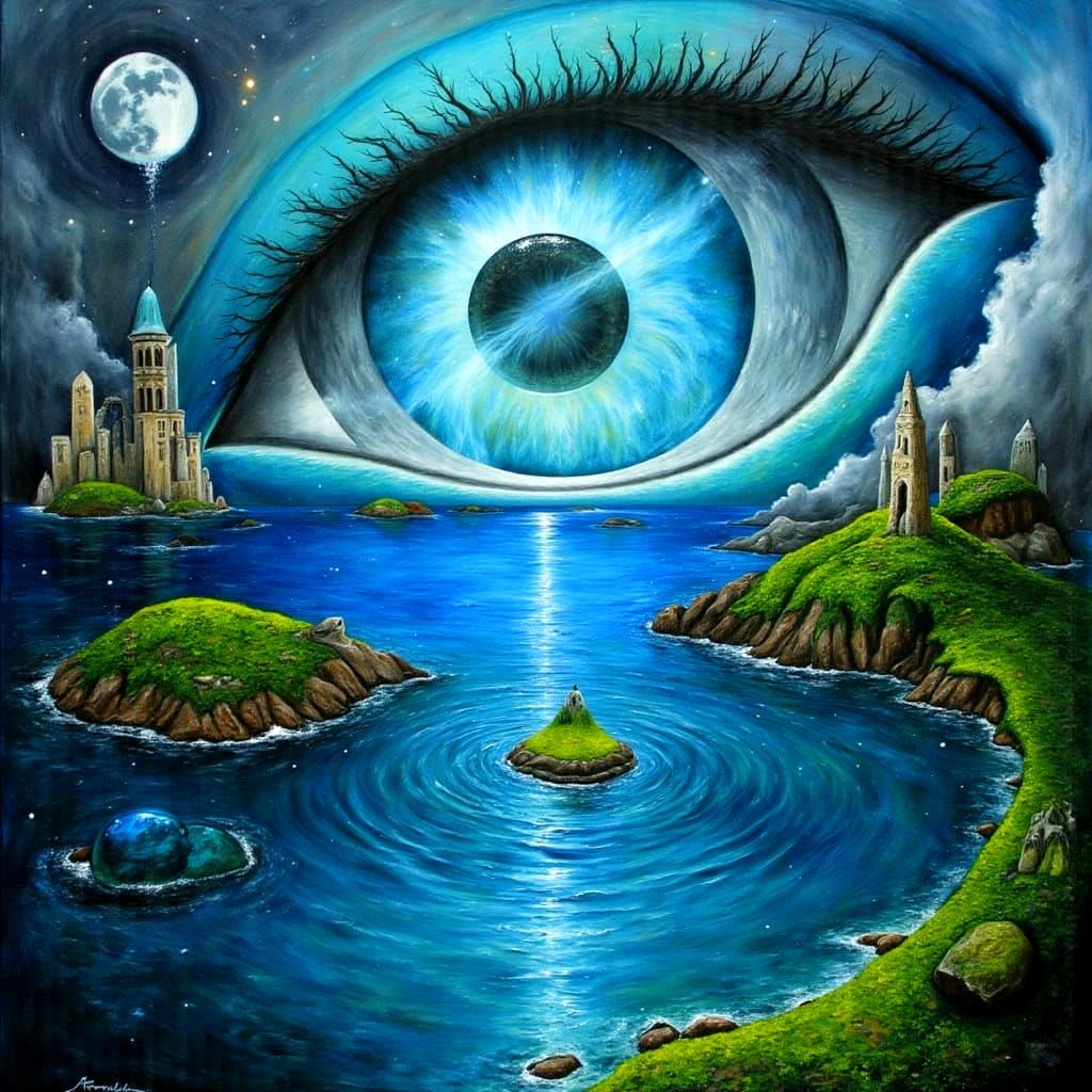 Eye of God Reflection: Esoteric Surrealism