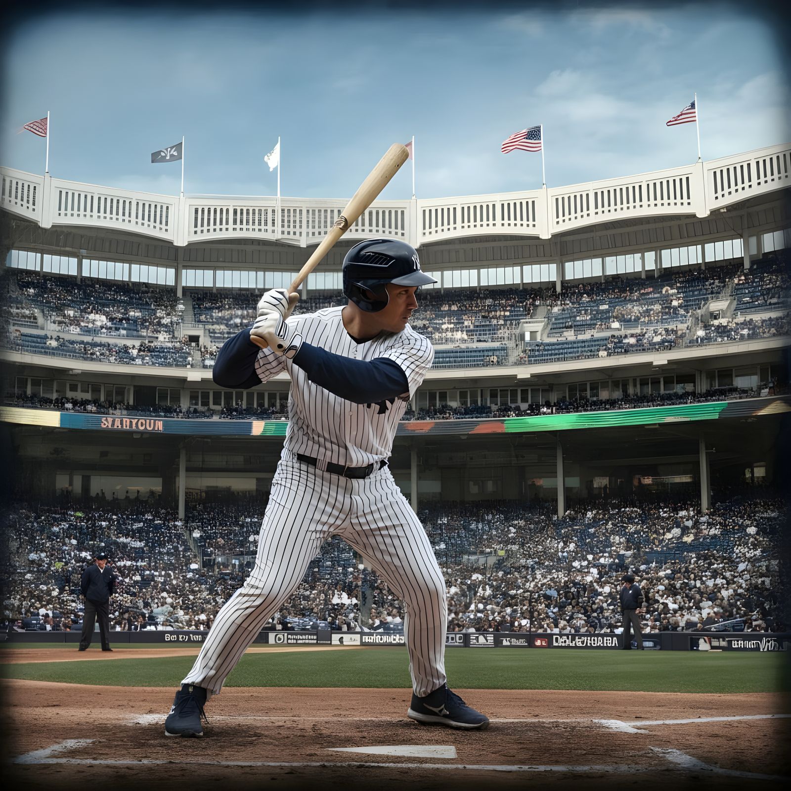 Dramatic Baseball Moment at Yankee Stadium on Opening Day